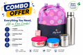 Lunch bag with Tiffen box combo